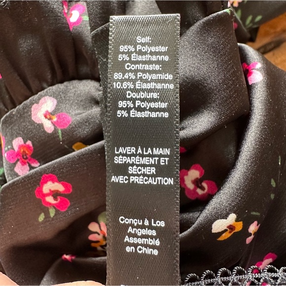 FOR LOVE & LEMONS Pansy Floral Mini Dress Size M - Picture 12 of 14